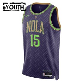 Dres New Orleans Pelicans Jose Alvarado Nike 2024-25 City Edition Ljubičasta Swingman - Dječji